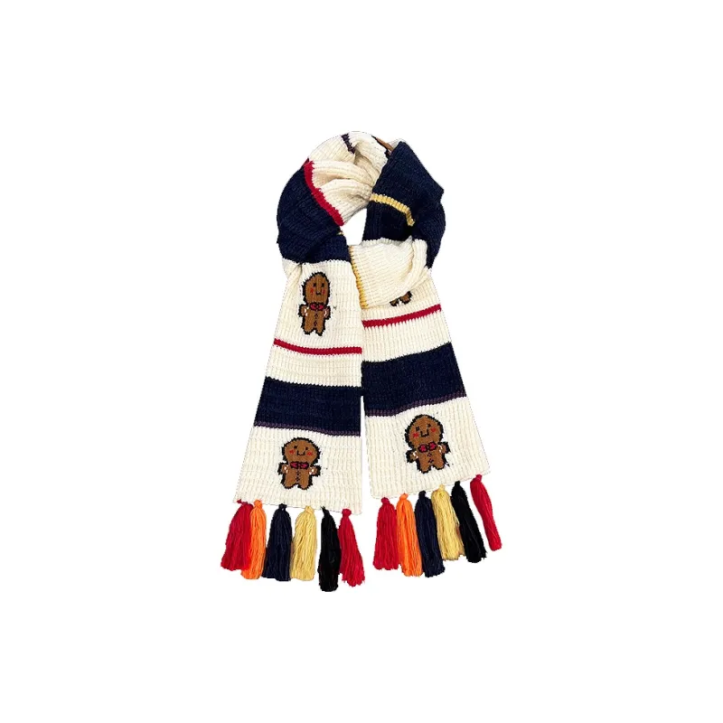 STUFFER Yarn Knit Scarves Unisex-3