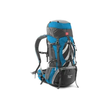 NATUREHIKE Nylon Outdoor Mountaineering Bag Backpack Large Size Unisex Blue