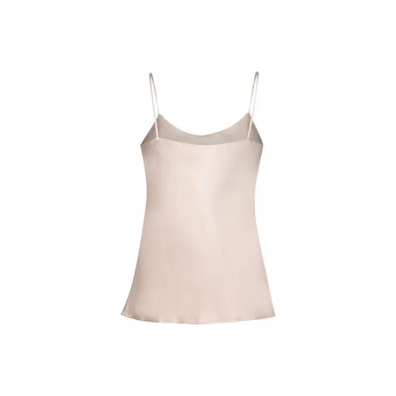 HERNO Spaghetti Strap Satin Tank Top-1