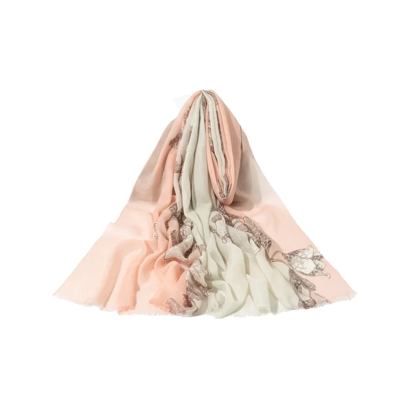 Shanghai Story 100% Cashmere Knit Scarves Women's Blossom Fantasy Gift Box Set-16