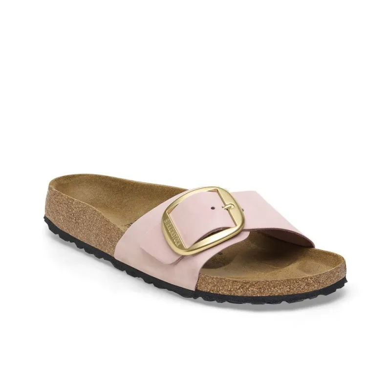 Birkenstock Madrid Big Buckle EVA Abrasion-Resistant Slide Slippers Women's Pink-1
