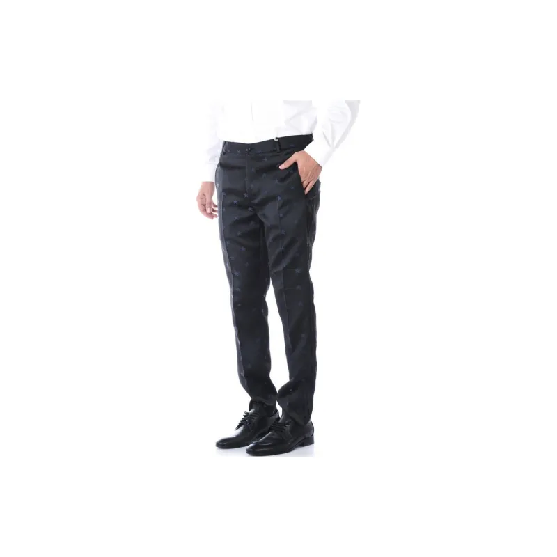 DANIELE ALESSANDRINI Casual Pants Men's Black-3