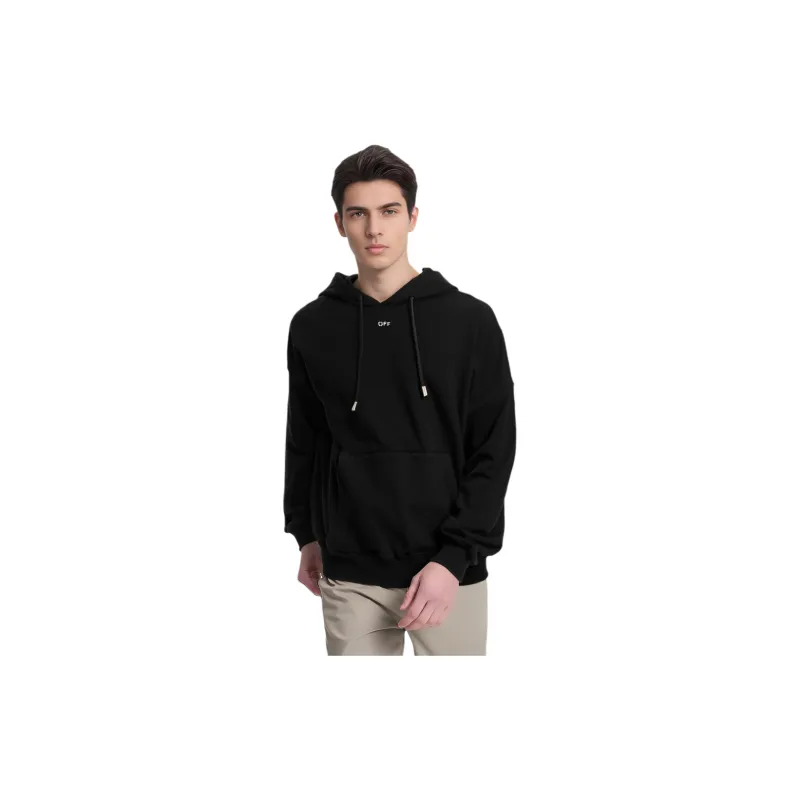 OFF WHITE Off Stamp Logo Printed Hoodie-2