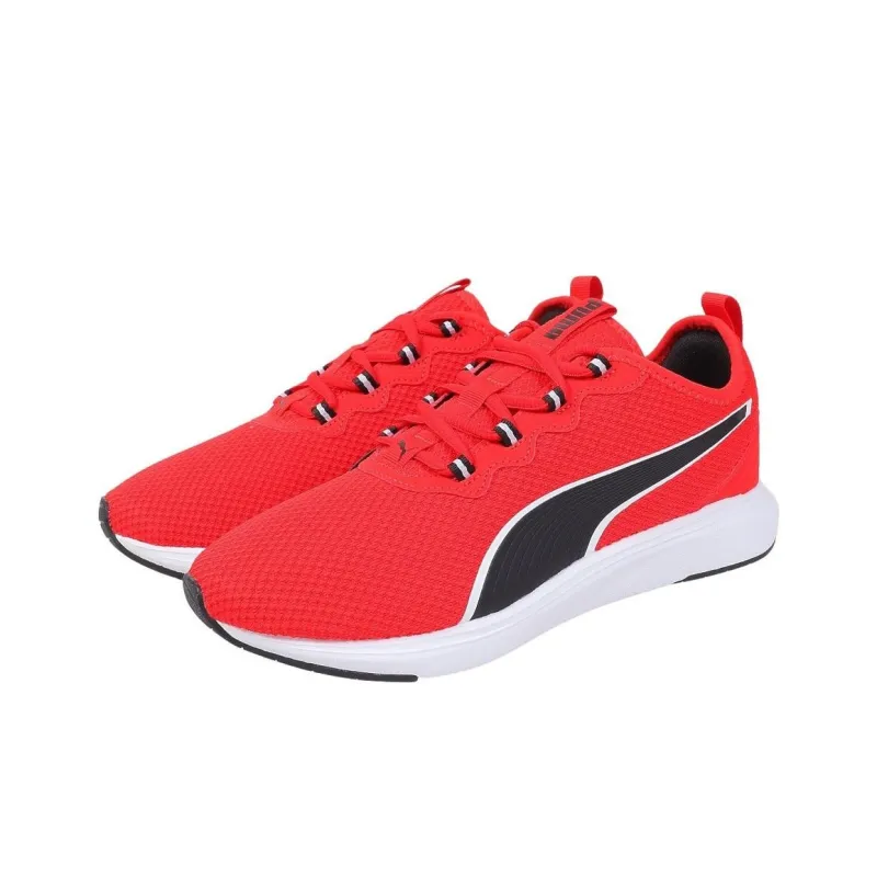 PUMA Soft Ride Cruise 2 Slip Resistant Low Top Running Shoes Unisex Red-2