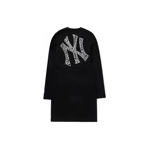 MLB Wms Long-Sleeved Dresses Women's Black