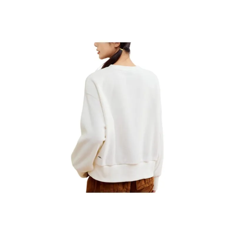 361° x XIAOLIUYA LIANMINGKUAN Sweatshirt Women's Cream White-2