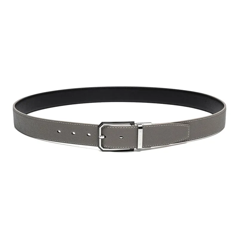 Anthony Miles Cow Leather Leather Belts Men's 3.4cm-3