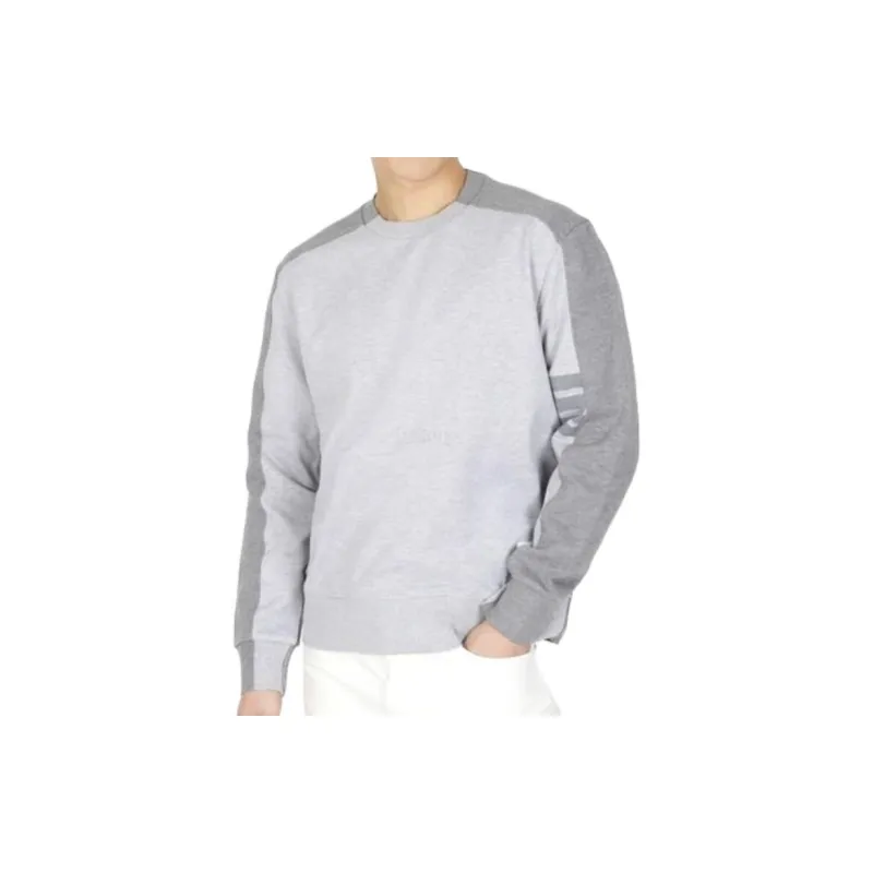 THOM BROWNE 4 Bar Striped Crewneck Sweatshirt-3