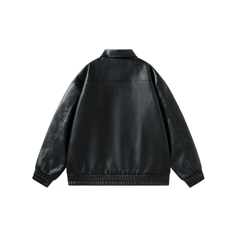 DIEMME Leather Jacket Unisex Brown-9