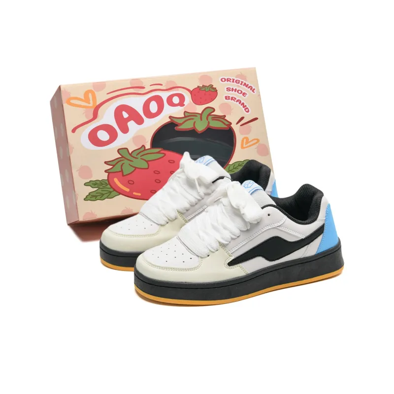 OAOQ Wear-resistant And Lightweight Low-Top Skateboard Shoes Unisex Box-49