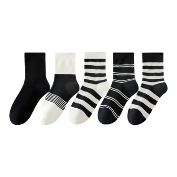 Lan Miao Mid Calf Socks Women's 5 Pack