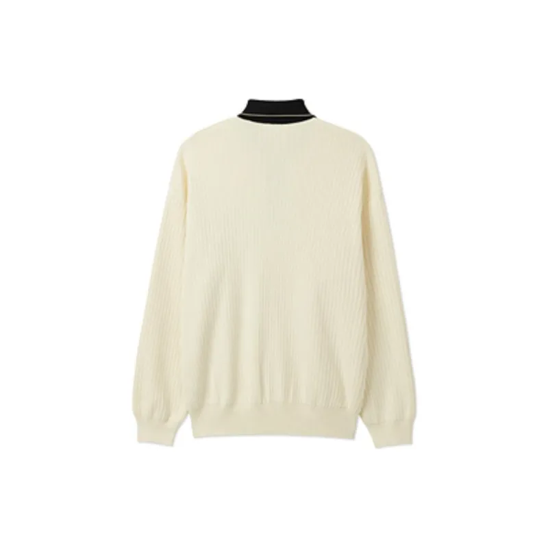 LACOSTE Ribbed-knit Polo Shirt-1