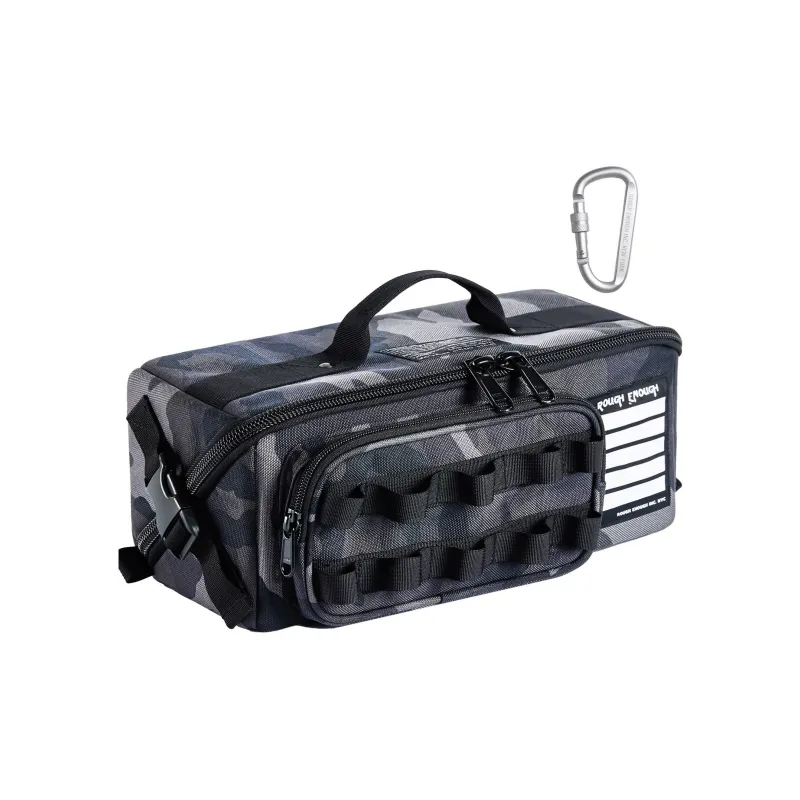 Rough Enough CORDURA Fabric Handbag Regular Unisex Blue Camouflage-0