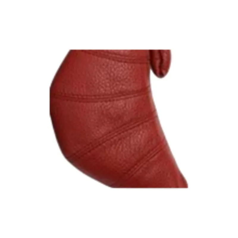 Lemaire Croissant Series Cow Leather Coin Purse Unisex Russet-2