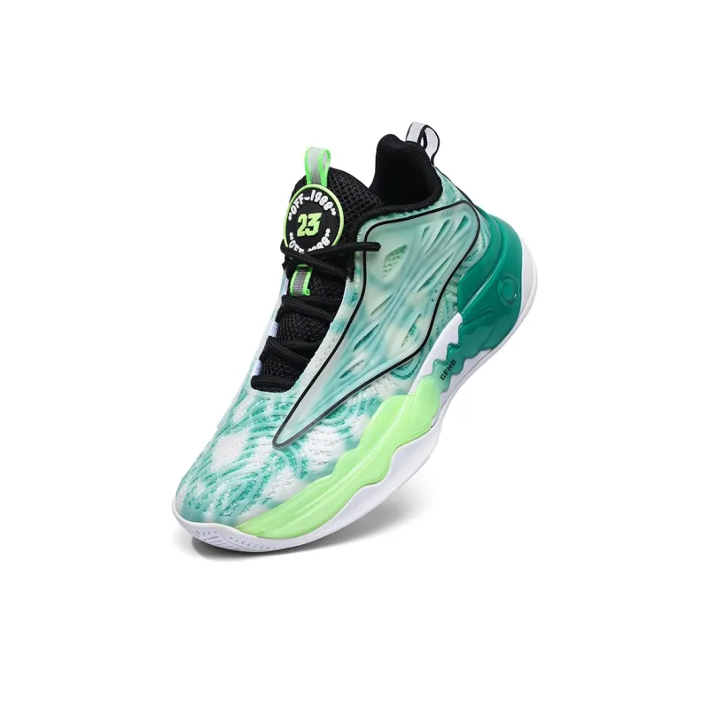 Kung Fu Partners Anti-Slip Wear-Resistant Warm Rebound Reflective With High Visibility Mid-Top Basketball Shoes Unisex-2