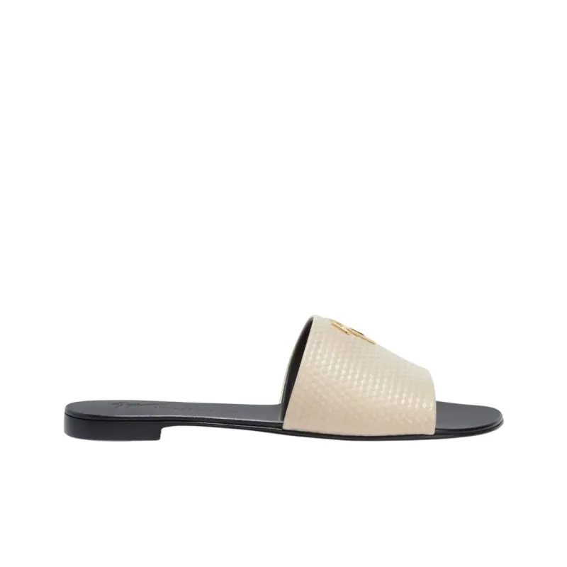 Giuseppe Zanotti Shirley Geometric embossed Slides Women's-1