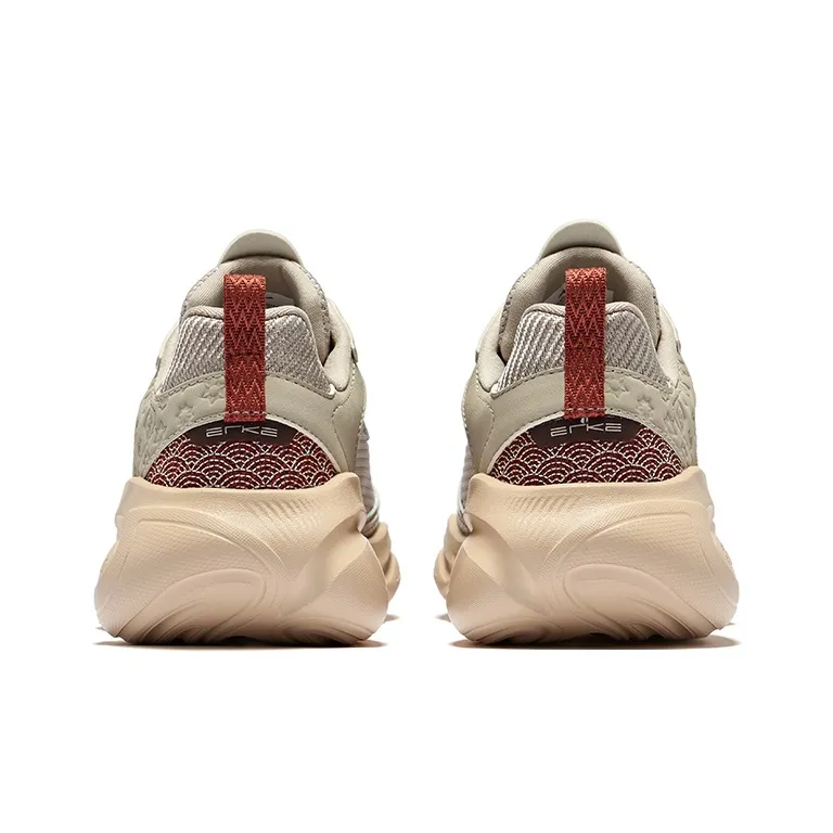 Erke Wear-resistant And Lightweight Low-Top Casual Shoes Women's Light Linen Battlefield Goddess-3