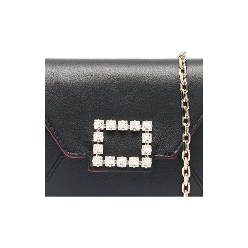 Roger Vivier Buckle Chain-Link Wallet-3