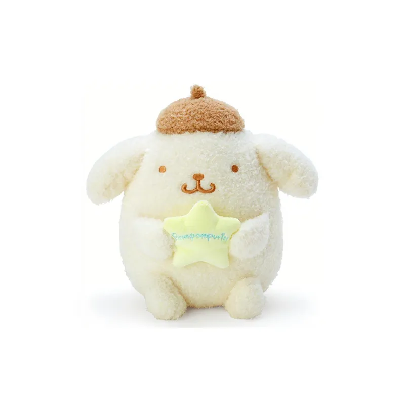 Sanrio Pompompurin PomPomPurin Pink Glow In The Dark Dolls Plush Doll 23cm Height-0