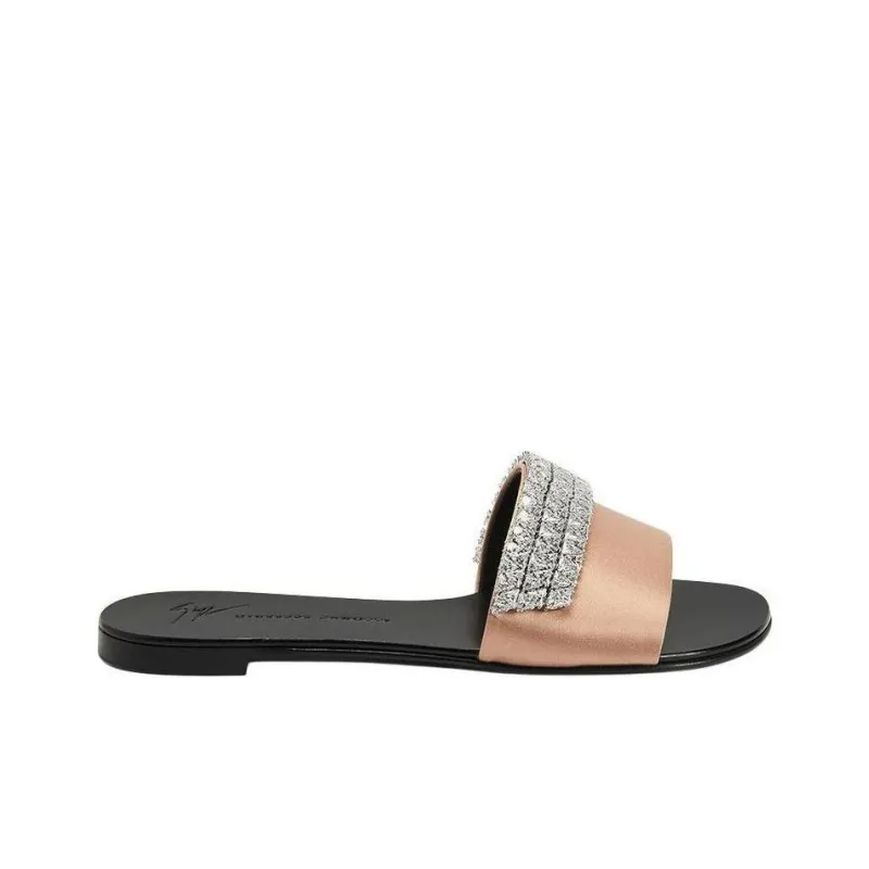 giuseppe zanotti Tesy Rhinestone-embellished Slides-1