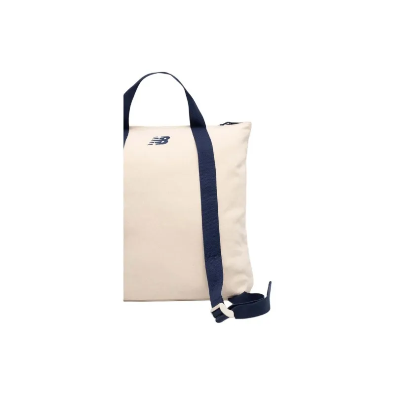 New Balance Cotton Patchwork Canvas Handbag Backpack Regular Unisex Marine Blue-4