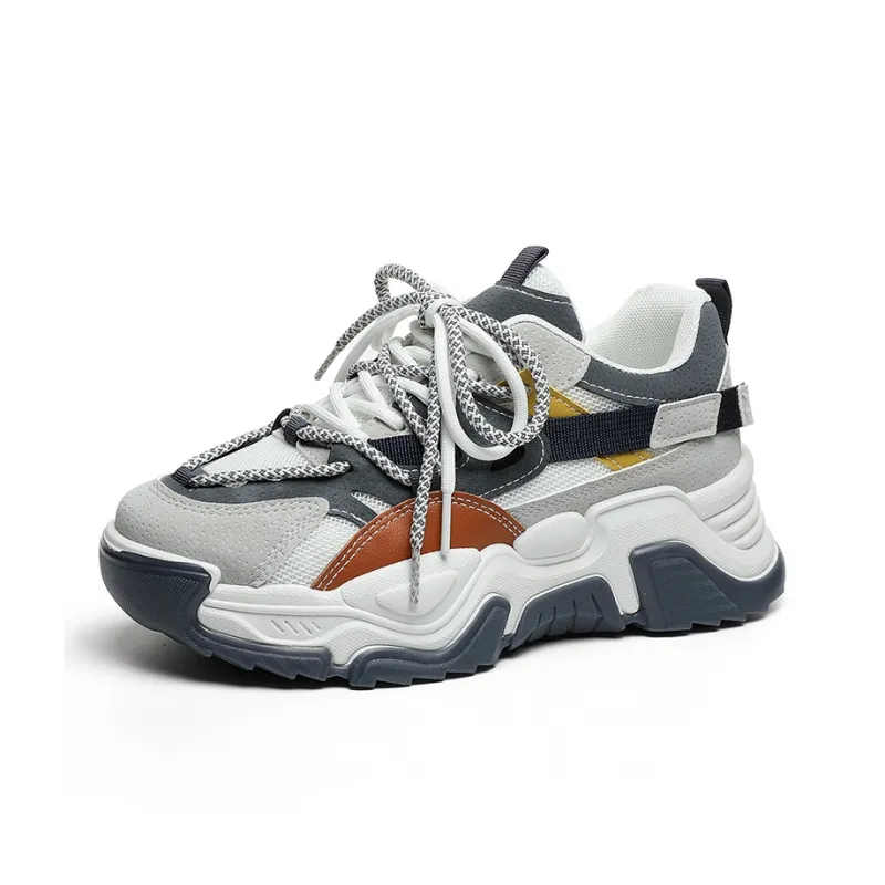 FIRS Kids Anti Slip Wear Resistant Low Top Chunky Sneakers Women's-3