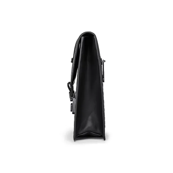 FAIRWHALE Genuine Leather Clutch Men's Elegant Black-2