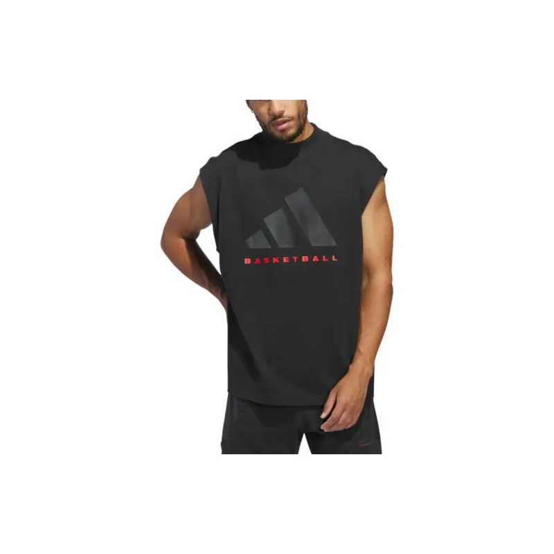 Adidas Free Shipping With AdiClub Adidas Basketball Sleeveless Tee Gender Neutral-4