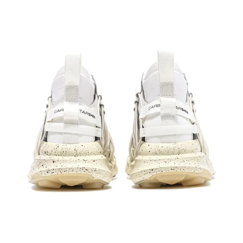 CARBONSTAR SHELL Armor Series Cushioning Lightweight Low Top Sprint Running Shoes Unisex White-2