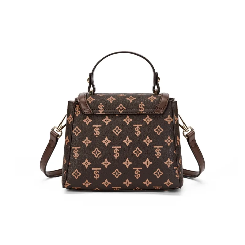 ST&SAT PVC Crossbody Handbags Regular Women's Coffee/Khaki-3