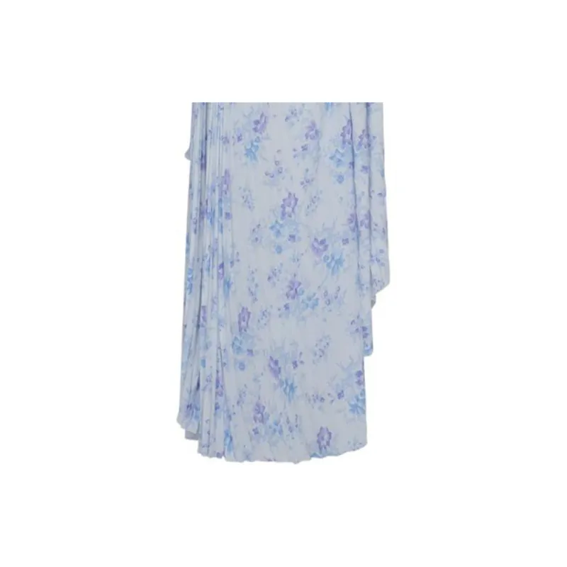 Balenciaga Floral Print Pleated Dress-4