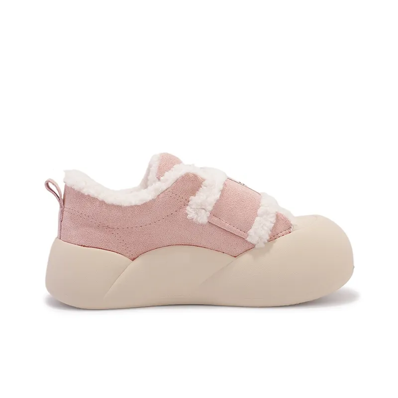SNXR Cushioned Slip Resistant Abrasion Resistant Low Top Casual Shoes Women's Beige Pink-1