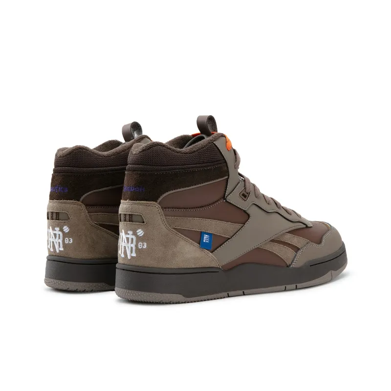 Nautica x Reebok BB4000 II MID Sports Mid Top Vintage Basketball Shoes Unisex Brown-2