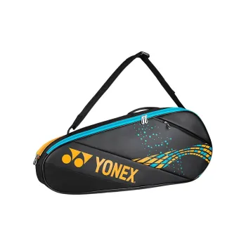 YONEX Badminton Racket Bags 3 Pcs Sports Casual Style Shoulder Bag Camel Gold Unisex Individual Shoe Compartment
