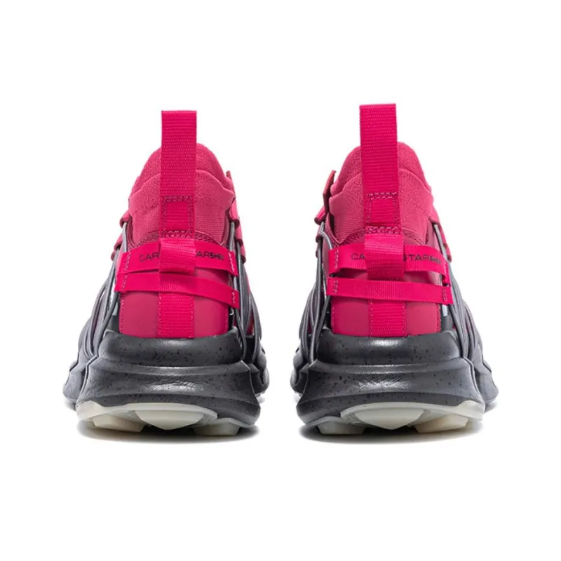 CARBONSTAR SHELL Armor Series Cushioning Lightweight Wear Resistant Low Top Sprint Running Shoes Unisex Peach Pink-2