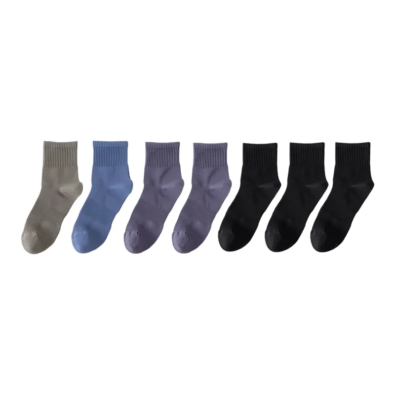 Yalu Mid Calf Socks Men's 7 Pack-3