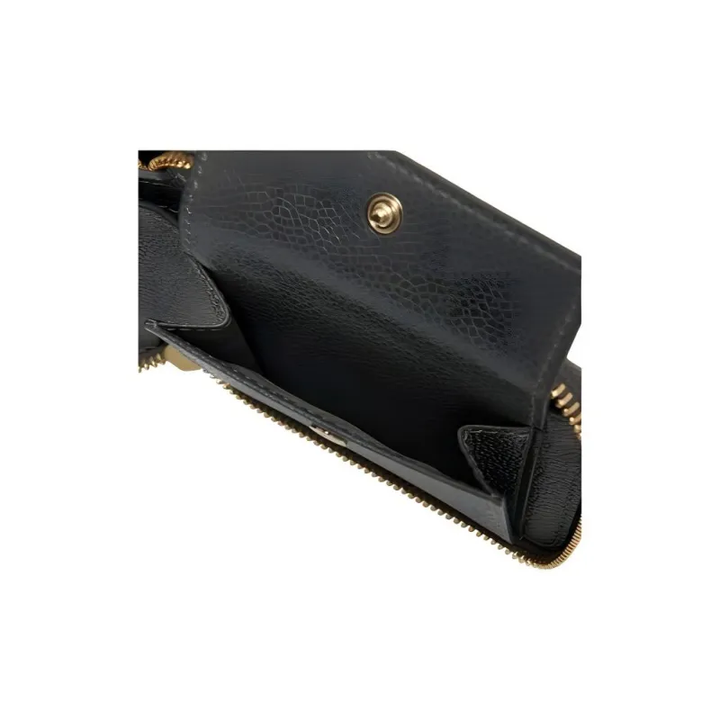 THOM BROWNE· Cow Leather Wallet Men's Black-6