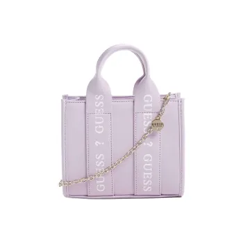 GUESS Artificial Leather Shoulder Bag Crossbody Bag Handbag Mini Women's Light Purple