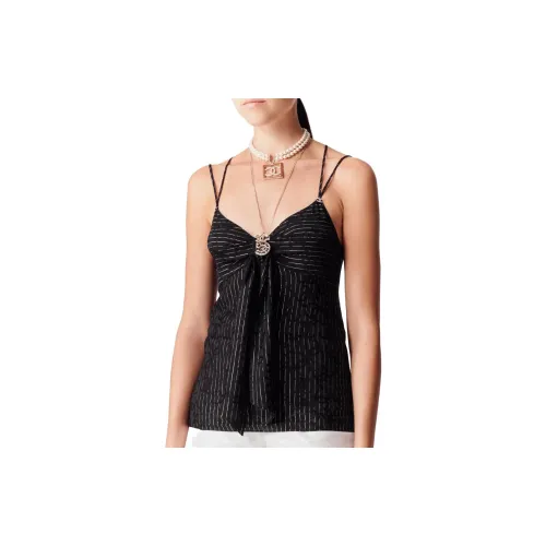 CHANEL Tank Tops Women's Black