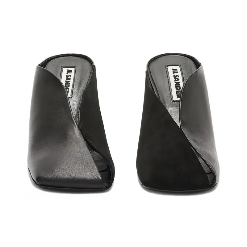 JIL SANDER Square-toe Leather Mules-4
