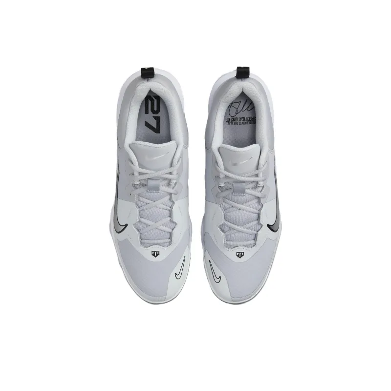 Nike Force Trout 9 Pro Mcs Wolf Grey Pure Platinum Black Metallic Silver-3