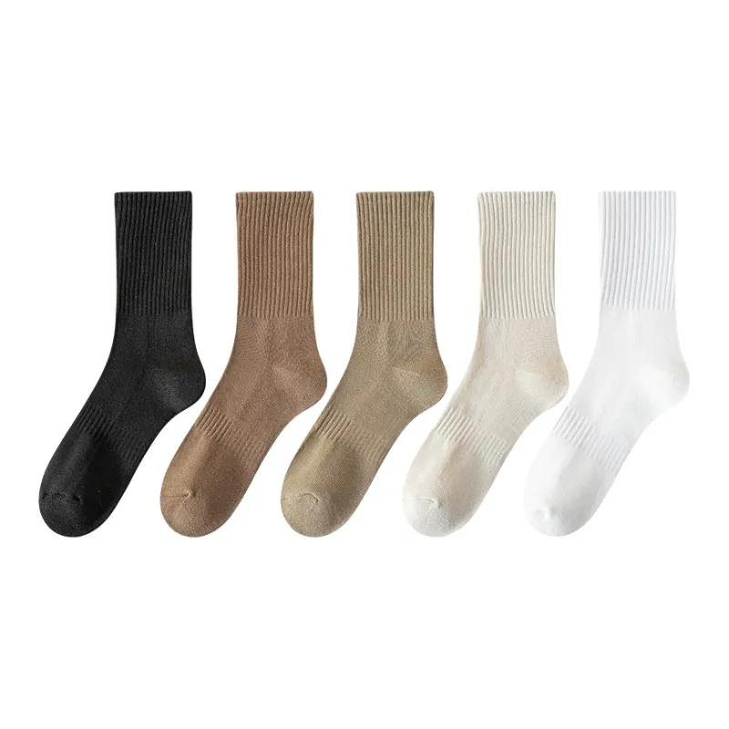 MIIOW Mid Calf Socks Unisex 5 Pack-21