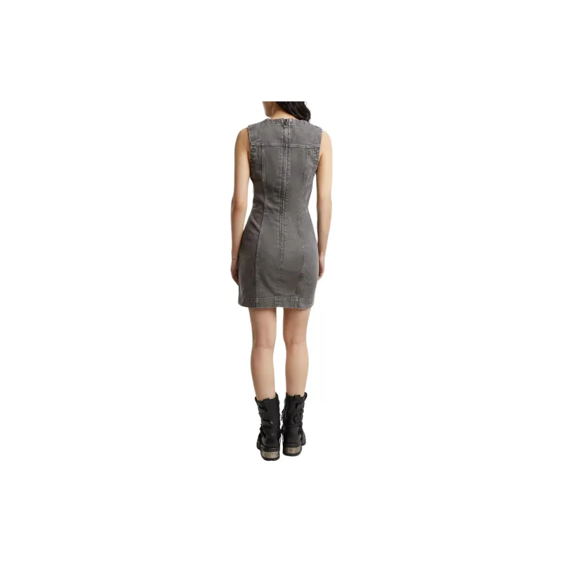 G-STAR RAW Sleeveless Dress Women's Gray-1