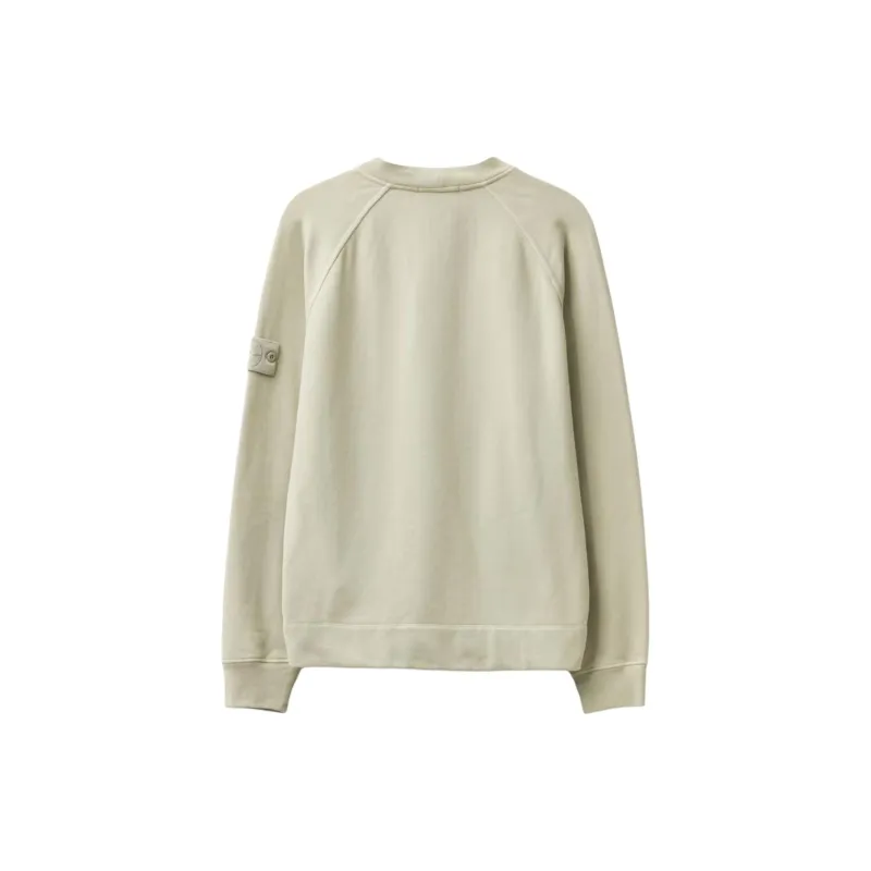 STONE ISLAND Logo Patch Crewneck Sweatshirt-1