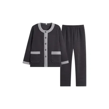Sha Qian Pajama Set Women's Dark Gray