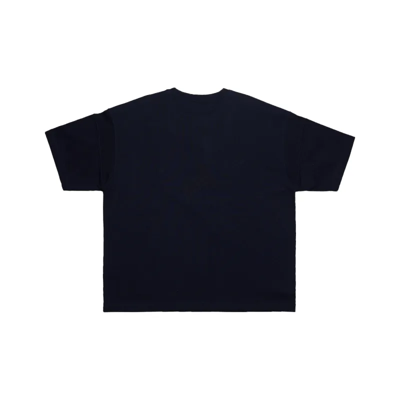 New Era Print Collection Short-Sleeved T-Shirts Print Versatile Unisex Navy Blue-1