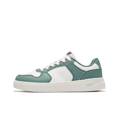 Erke Sky Comfort Anti Slip Wear Resistant Low Top Skateboard Shoes Men's Microcrystal White Sage Leaves