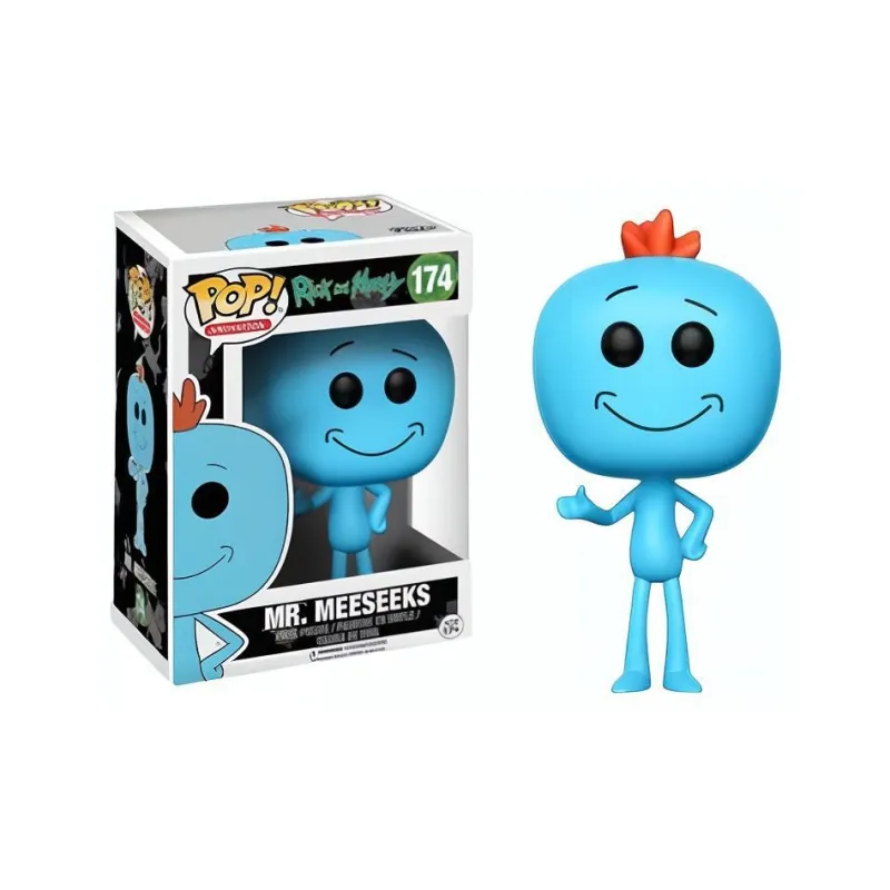 Funko POP! Collection ANIMATION Rick And Morty Mr Meeseeks Chibi Figures-2