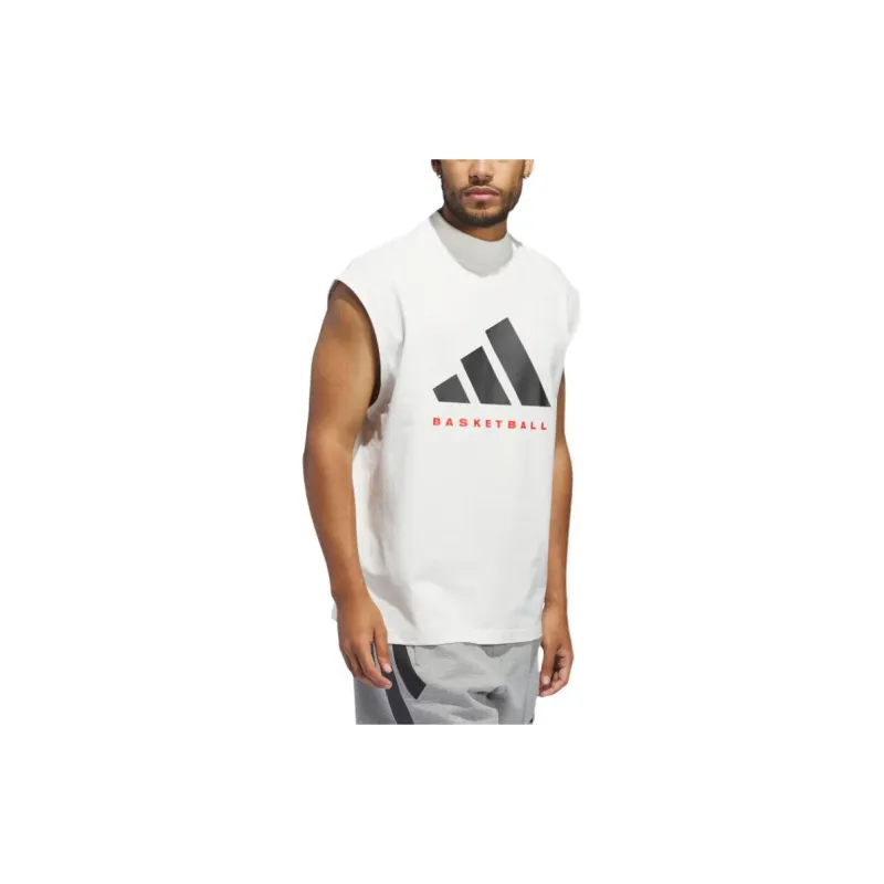 Adidas Free Shipping With AdiClub Adidas Basketball Sleeveless Tee Gender Neutral-4