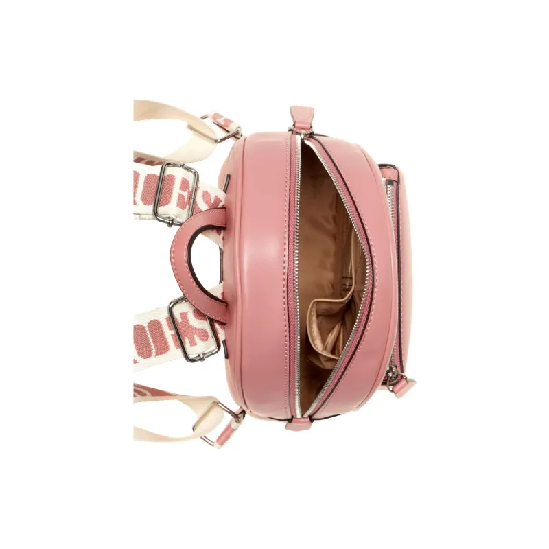 GUESS Artificial Leather Backpack Regular Women's Pink-2